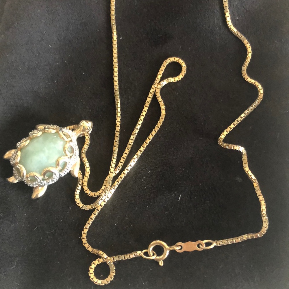Jade Turtle Necklace